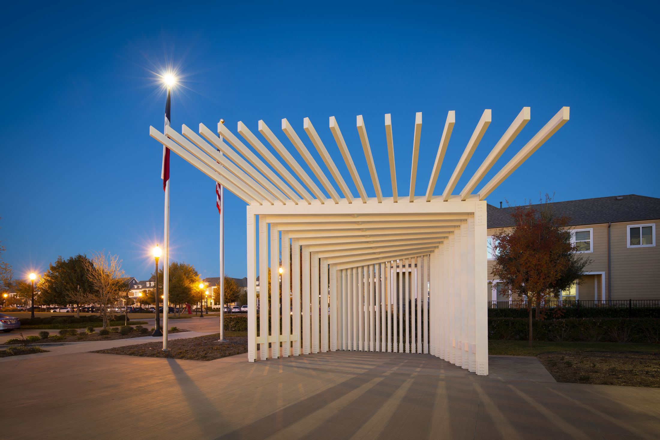 Canopy detail and exterior rhythm