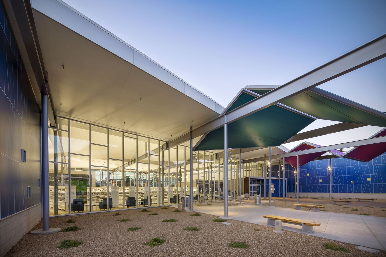Canopy and exterior seating