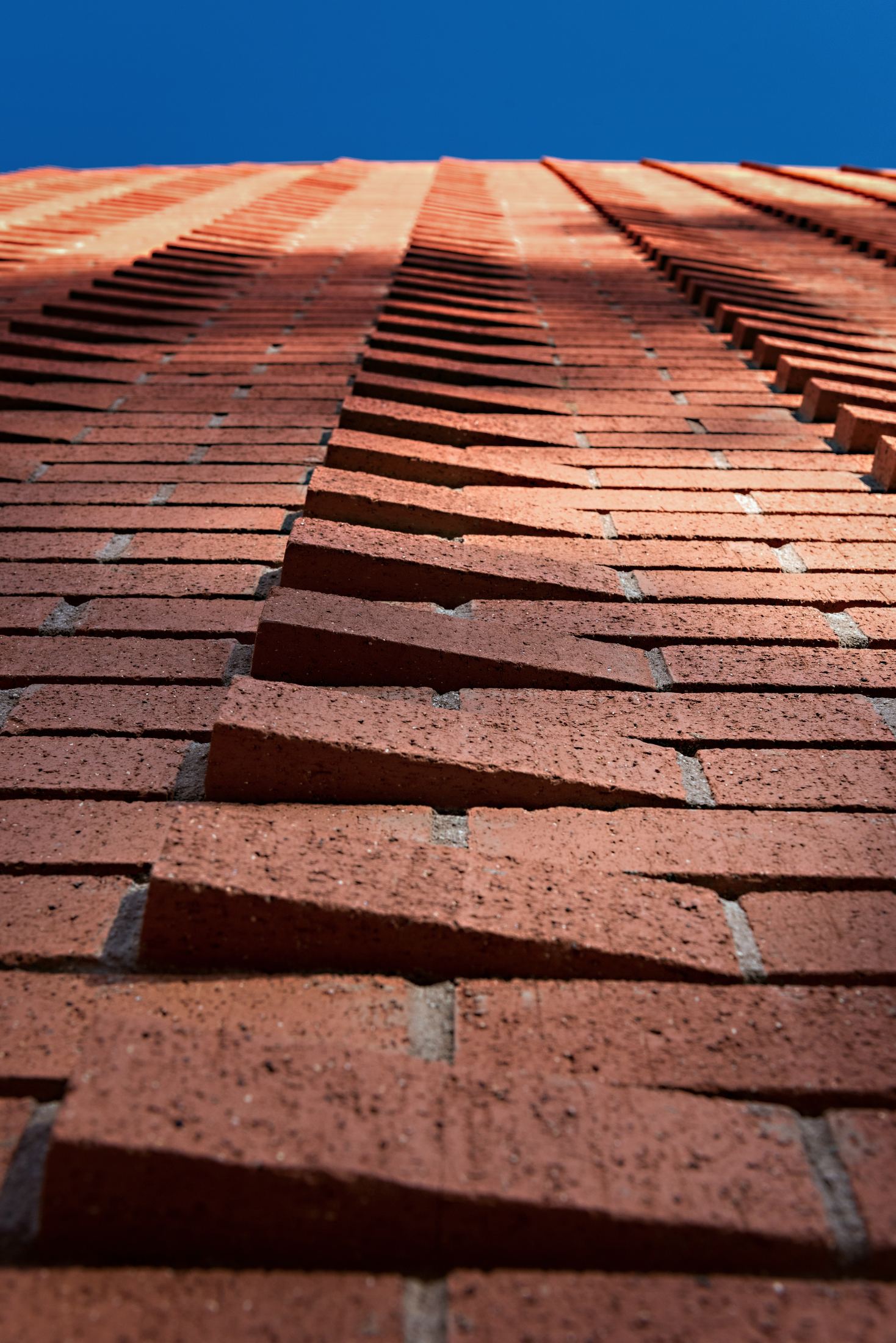 Textured historic masonry