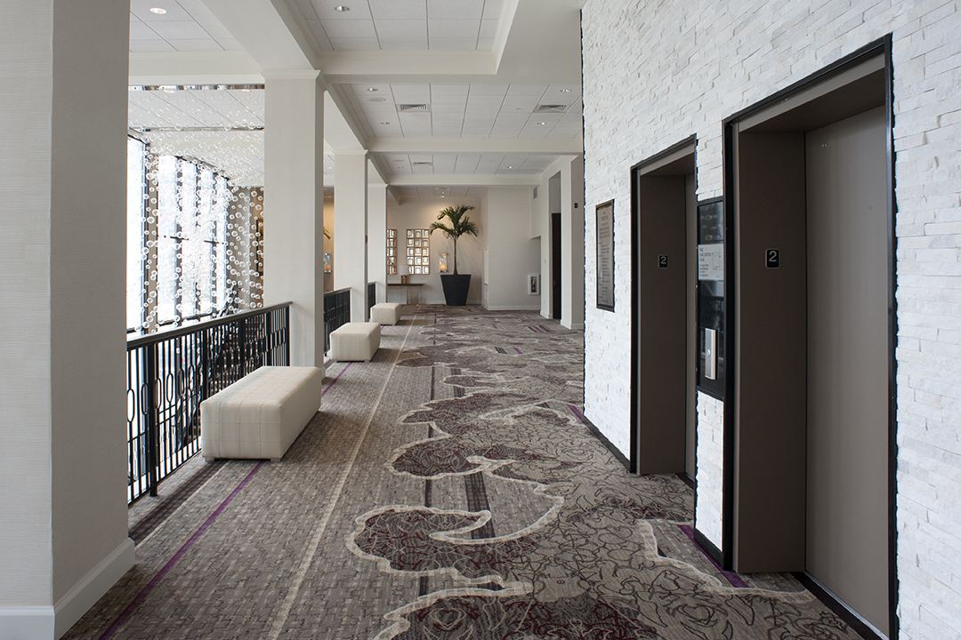Corridor finish detail