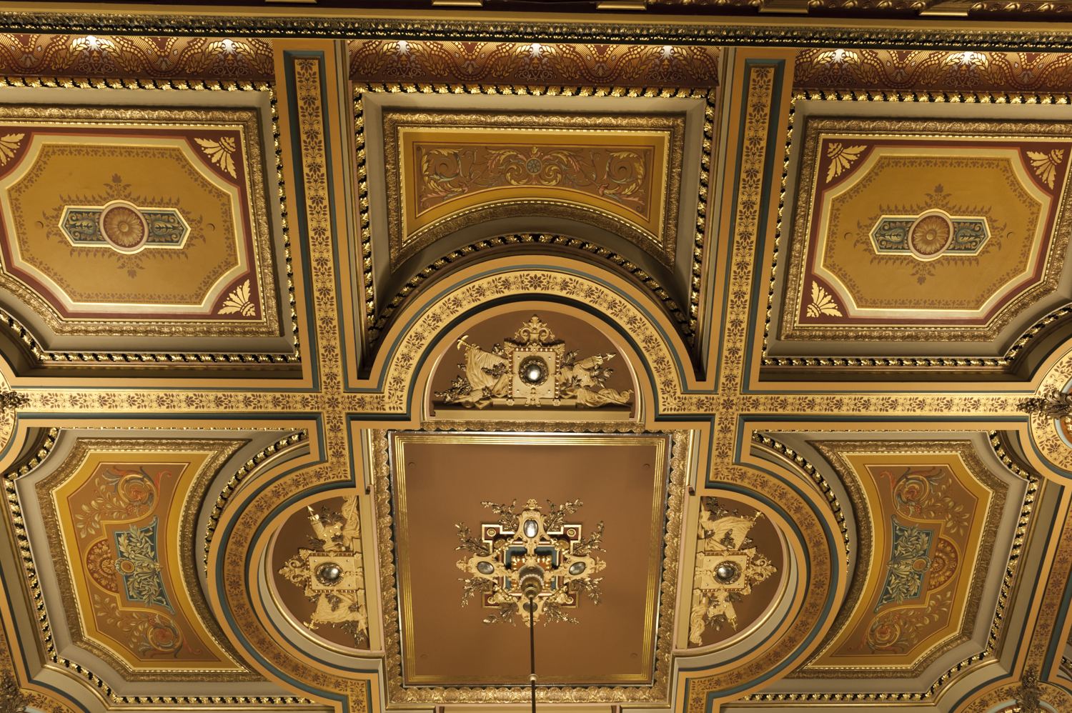 Ceiling panels and ornament