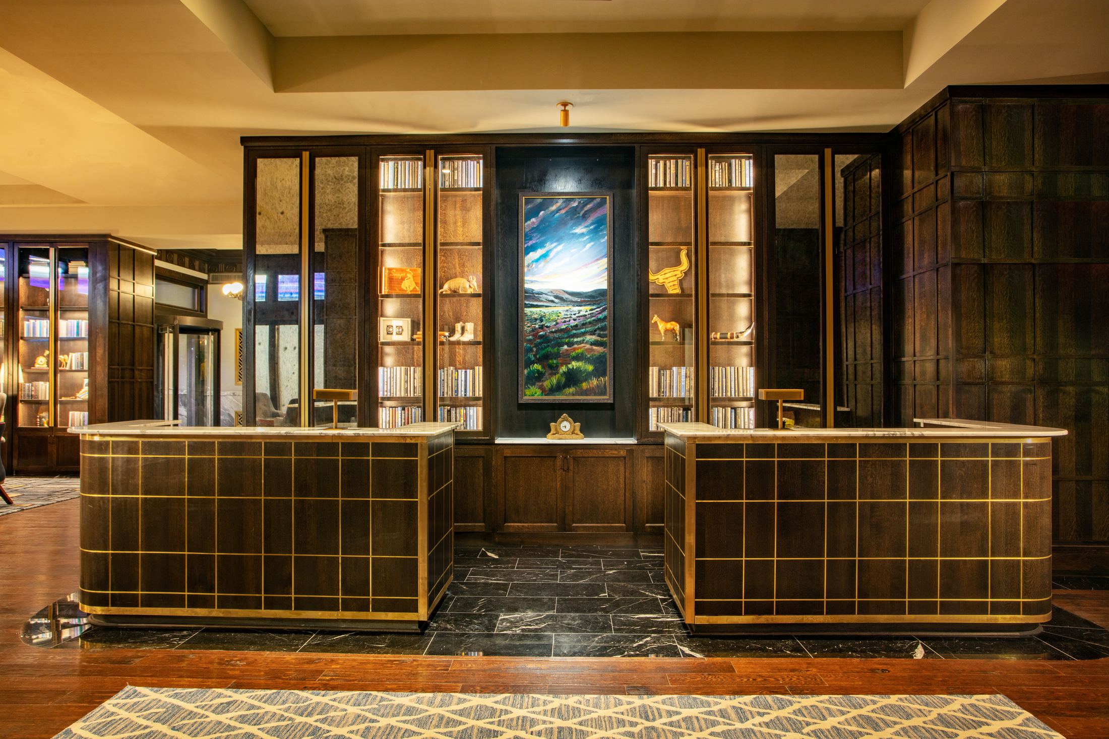 Guest-facing reception