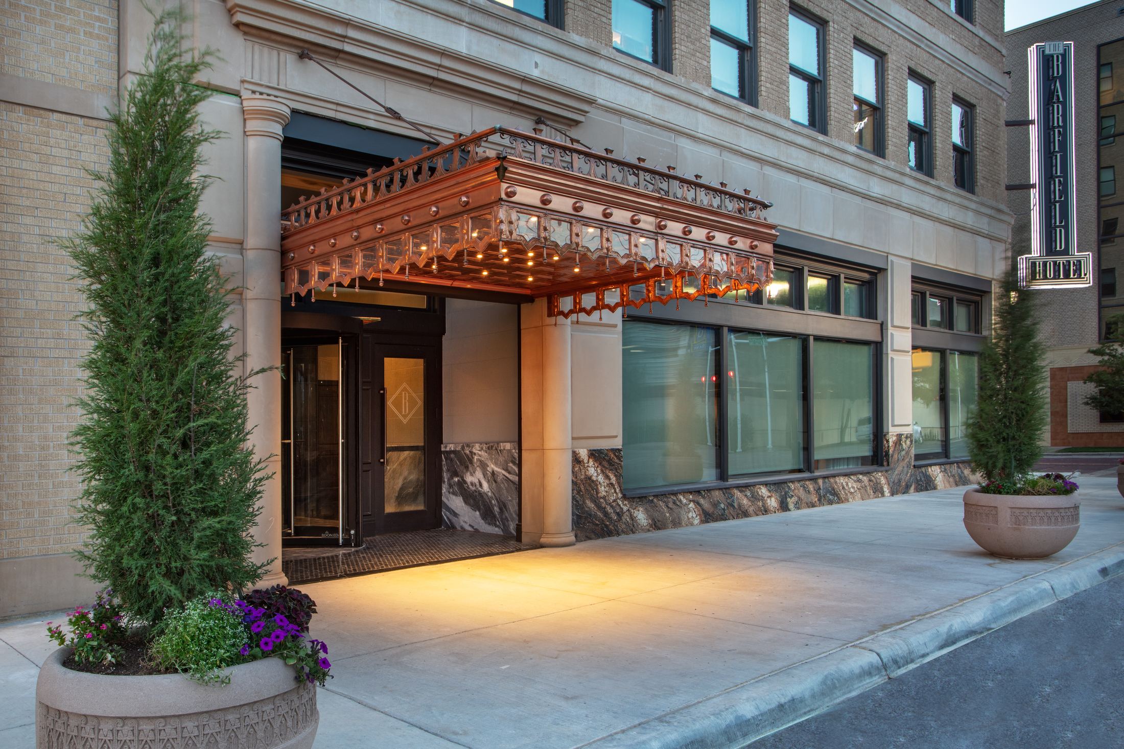 Historic exterior entry