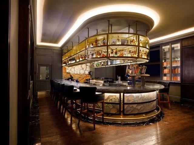 Bar detail and lighting