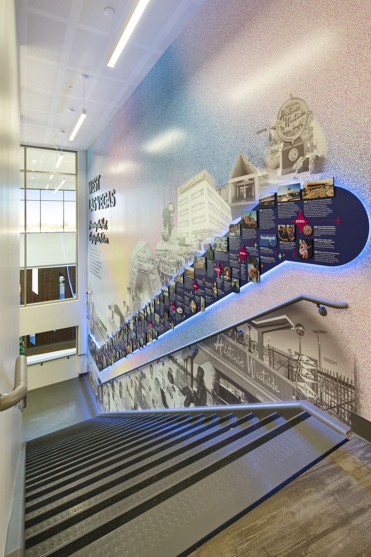 Community stair and mural